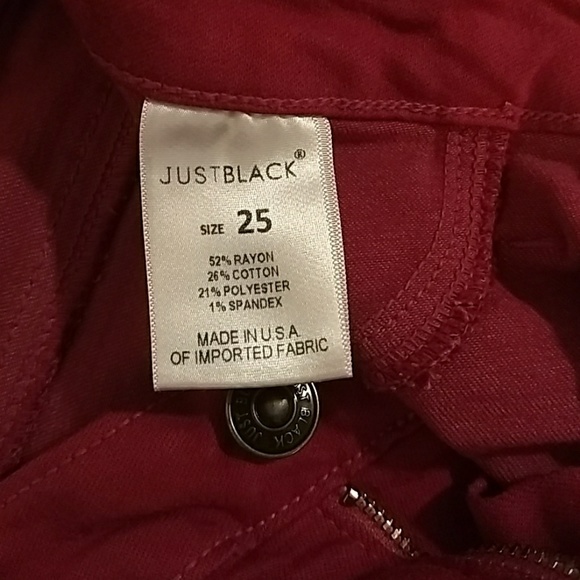 Just Black Neon Rose Skinny Jeans - Picture 3 of 4